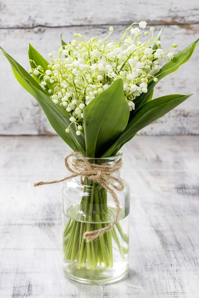 Blumenstrauß der Maiglöckchen — Stockfoto