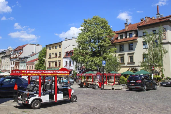 Krakau, Polen, kazimierz, het voormalig Joodse wijk — Stockfoto