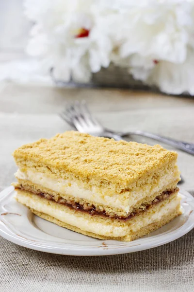 Layer honey cake — Stock Photo, Image