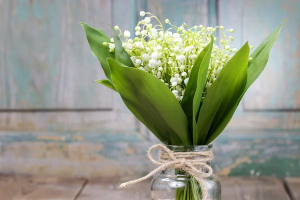 Bouquet of lily of the valley flowers — Stock Photo, Image