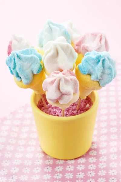 Torta di marshmallow pop — Foto Stock