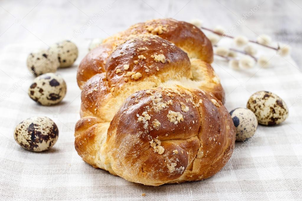 Loaf of sweet bread