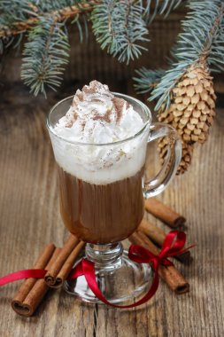 İrlanda kahvesi ahşap tablo