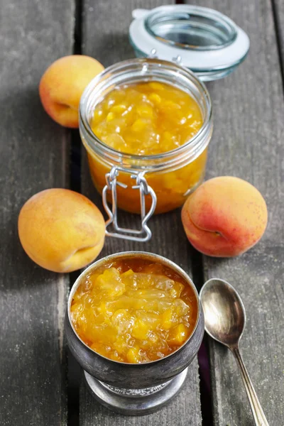 Peach jam — Stock Photo, Image