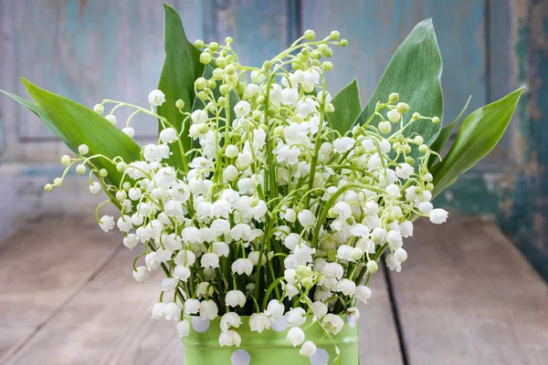 Bouquet of lily of the valley flowers — Stock Photo, Image