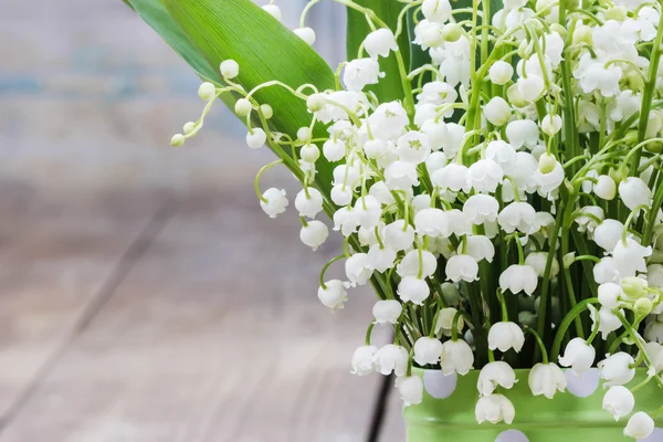 Blumenstrauß der Maiglöckchen — Stockfoto