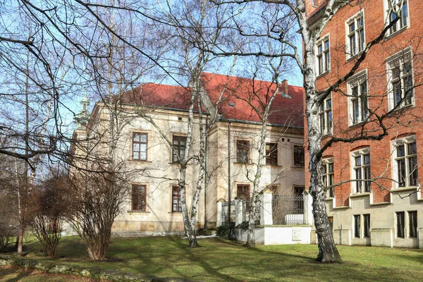 Edifícios Mais Antigos Universidade Jagiellonian Cracóvia Polônia — Fotografia de Stock