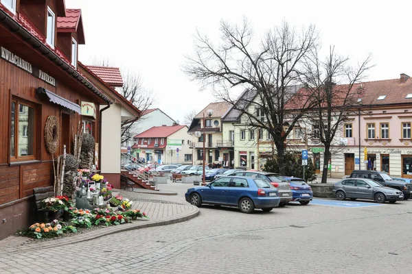 Buildings Old Town Dobczyce Poland — Stock Fotó