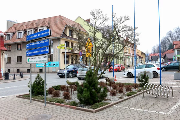 Buildings Old Town Dobczyce Poland — Fotografia de Stock