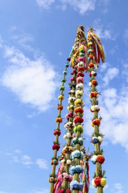 Paskalya palm yarışma lipnica murowana, Polonya. palmiye pazarı yıllık olay.