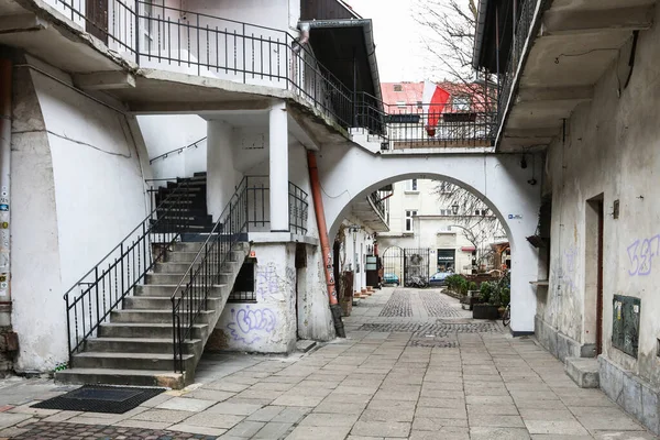波兰克拉科夫的Kazimierz区 — 图库照片