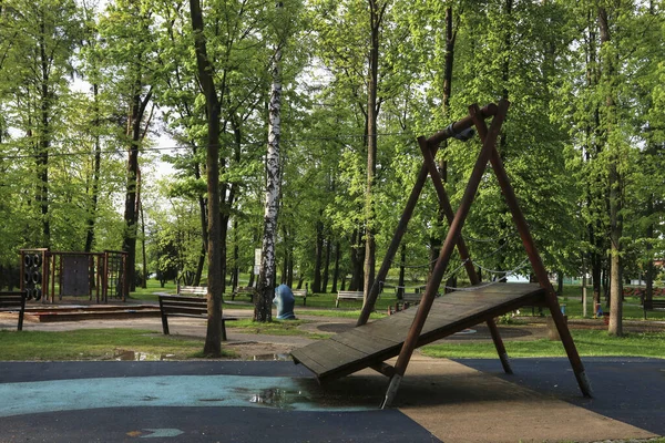 Playground Children Public Park Relax Place —  Fotos de Stock