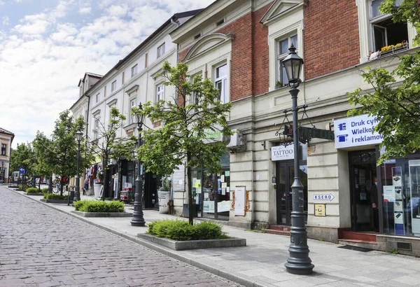 Όμορφα Πολύχρωμα Διαμερίσματα Στην Παλιά Πόλη Της Wieliczka Πολωνία — Φωτογραφία Αρχείου