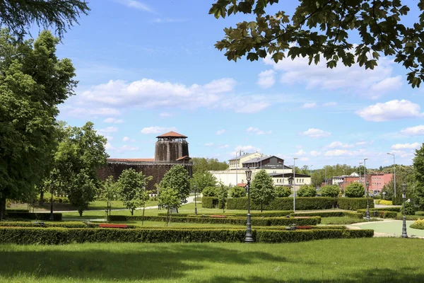 波兰韦雷兹卡美丽的城市公园 — 图库照片