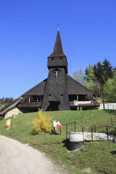 Wooden Church Wisla Poland — Stock Fotó