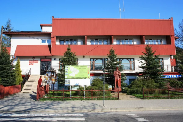 Buildings Center Town Grodek Nad Dunajcem Poland — Stockfoto