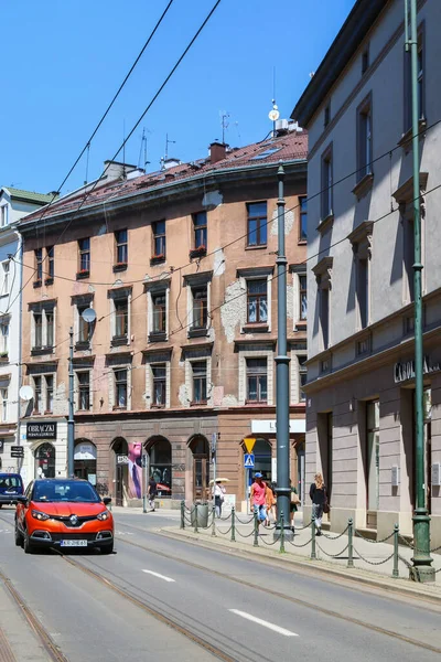 Tenement Houses Old Town Krakow Poland — Stockfoto