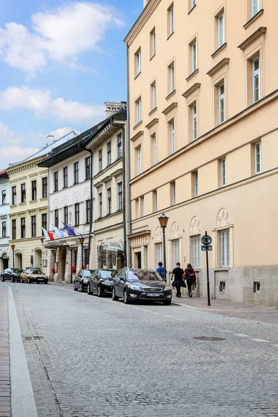 Tenement Houses Old Town Krakow Poland — 스톡 사진