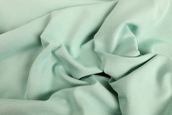 Light Green Bedsheet Wavy Fabric Background Graphic Resources — Stock fotografie