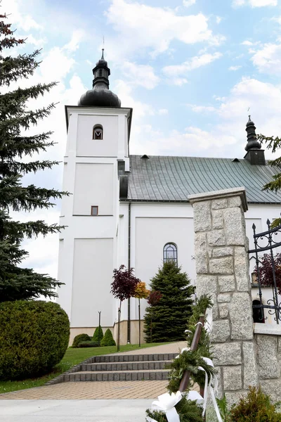 Iglesia San Martín Podwilk Polonia — Foto de Stock