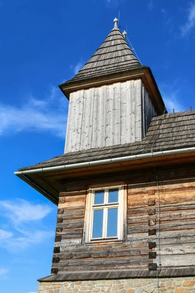 Detail Wooden Castle Dabrowka Poland — Stock Photo, Image