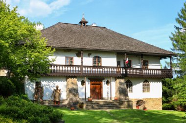 Polonya 'nın Stryszow şehrinde eski bir Polonya malikanesi..