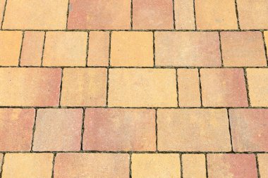 Geleneksel İtalyan bahçe fayansları sıcak renklerde. Grafiksel kaynaklar