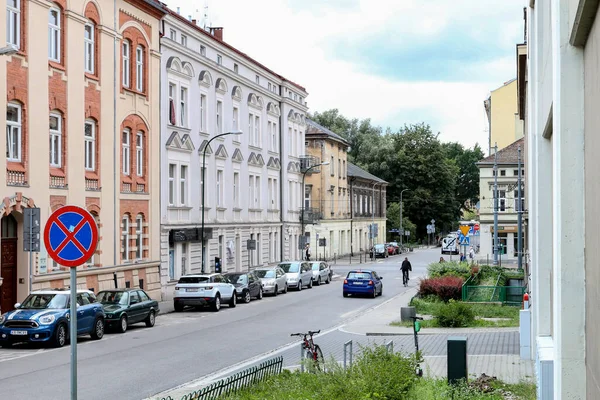 Adosados Antiguos Cracovia Polonia —  Fotos de Stock