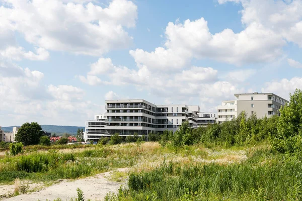 Moderno Condominio Nel Centro Della Città Cracovia Polonia — Foto Stock