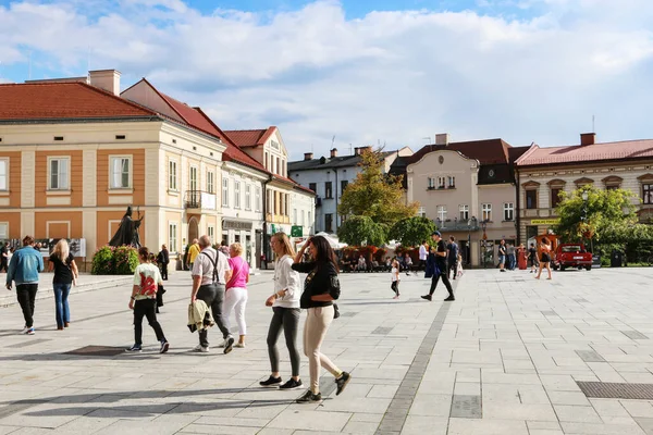 Main Market Square Wadowice Poland — Stock Photo, Image