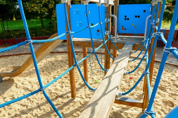 Detalles Parque Infantil Para Niños Pequeños Lugar Juego — Foto de Stock