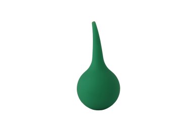 Yeşil şırınga izole