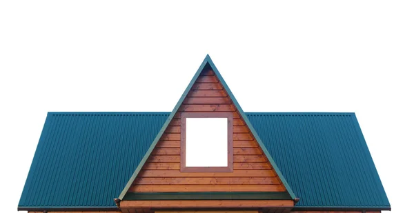 금속 지붕 흰색 절연 — 스톡 사진