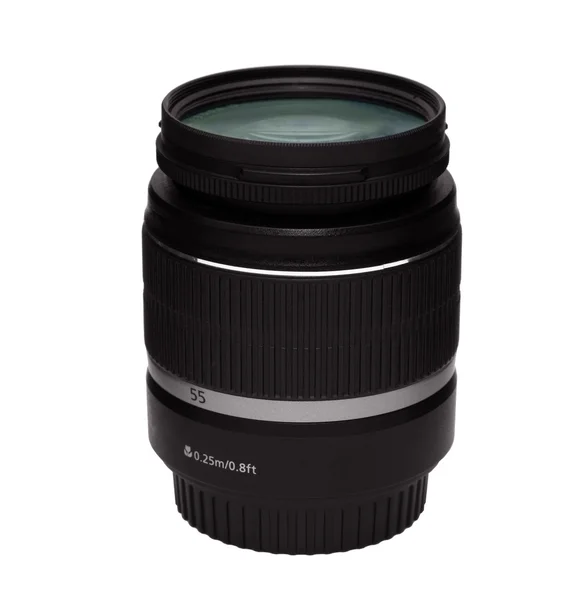 Uv filtre izole 18-55 mm DSLR zoom lens — Stok fotoğraf