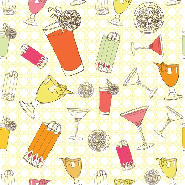 kokteyller illüstrasyon vektör