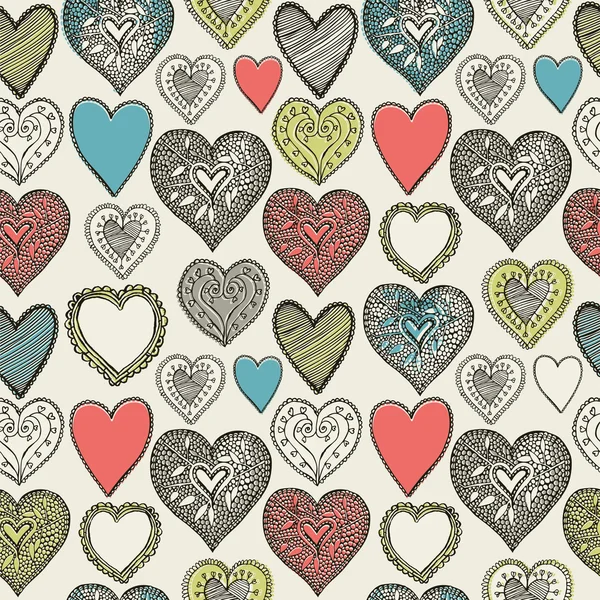 Sevgililer günü kartı. seamless modeli. vektör çizim.