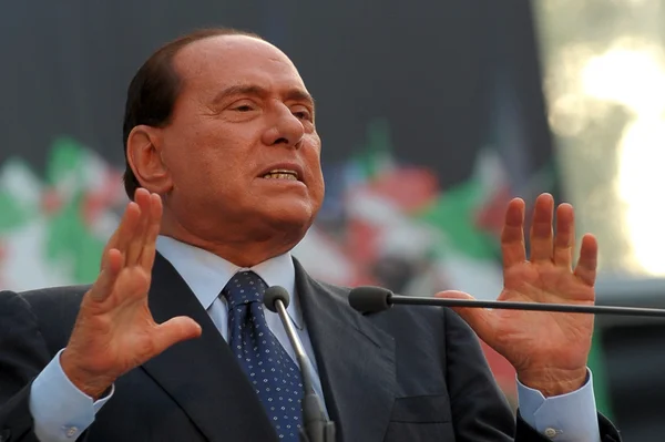 Берлускони, Сильвио — стоковое фото