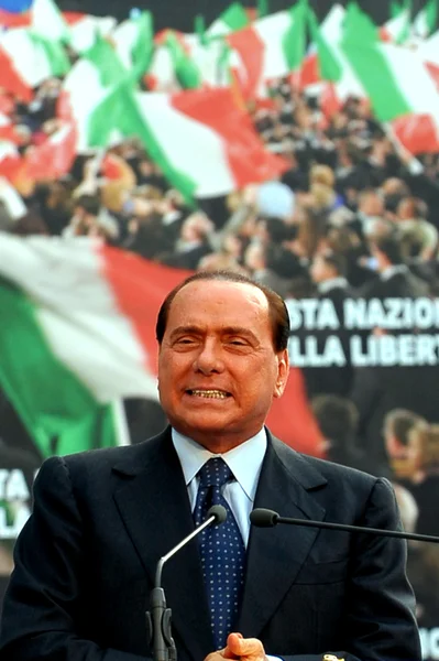 Берлускони, Сильвио — стоковое фото