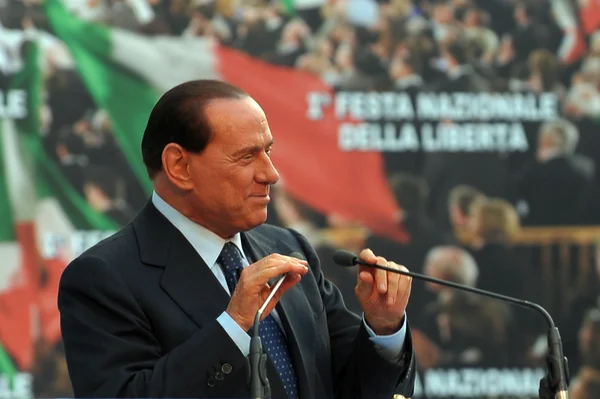 Silvio Berlusconi — Stock Photo, Image