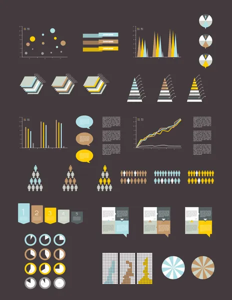 Infographic prvky. — Stockový vektor