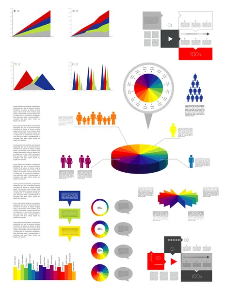 Infografische elementen. — Stockvector