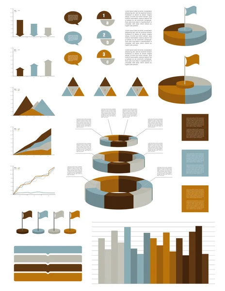 Infografikai elemek. — Stock Vector