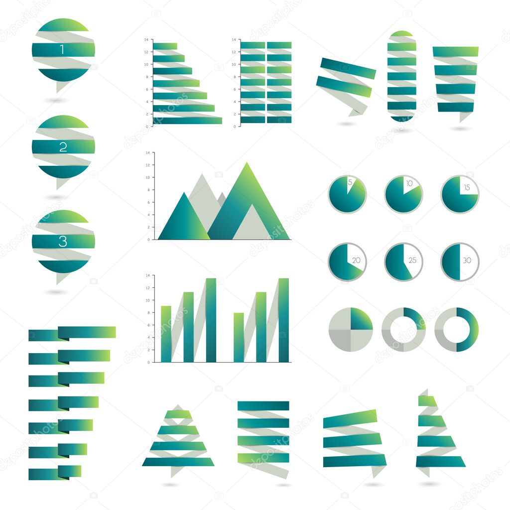 Infographic elements.