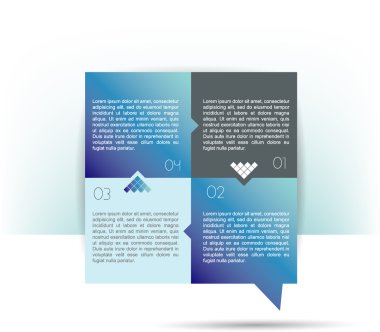 kutu grafiği. öğelerin için i nfographic .