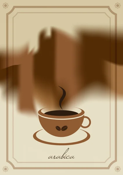 Karta menu kawy. sztuka wektor. ilustracja ulotki. — Wektor stockowy