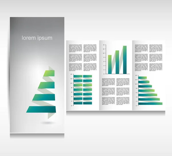 Brochure design. — Stock Vector