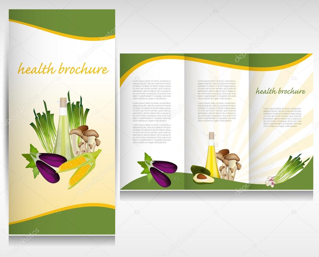 Health brochure design. Layout design.