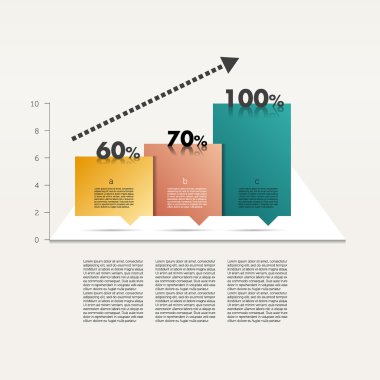 grafik örneği. infographics öğesi. örnek grafik.
