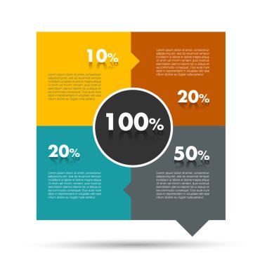 infographics elemanları. vektör diyagramı.