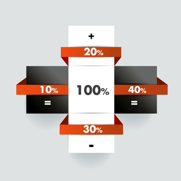 Elementos infográficos. Diagrama vetorial . —  Vetores de Stock